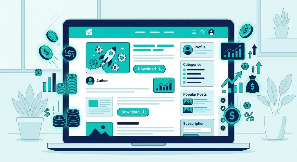 Complete Guide to Monetizing a Download Blog with WordPress