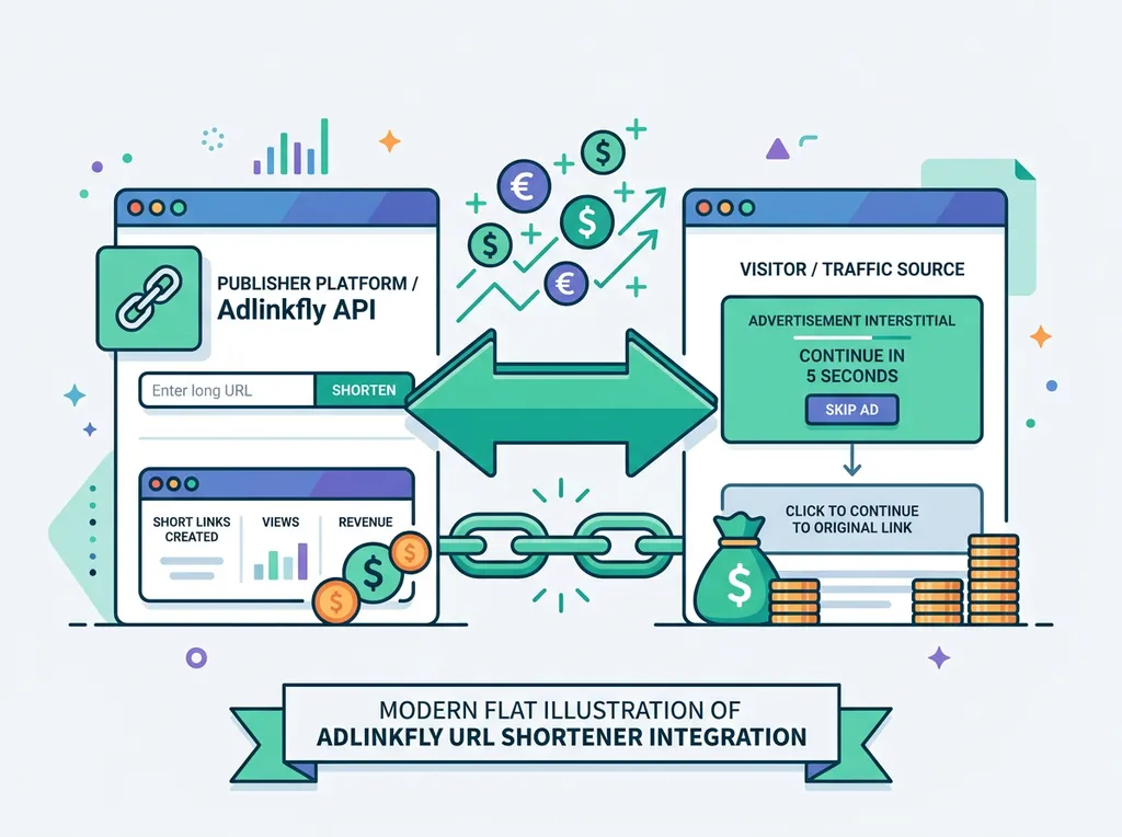 WP Safelink Adlinkfly Integration - Double Revenue with URL Shortener Monetization
