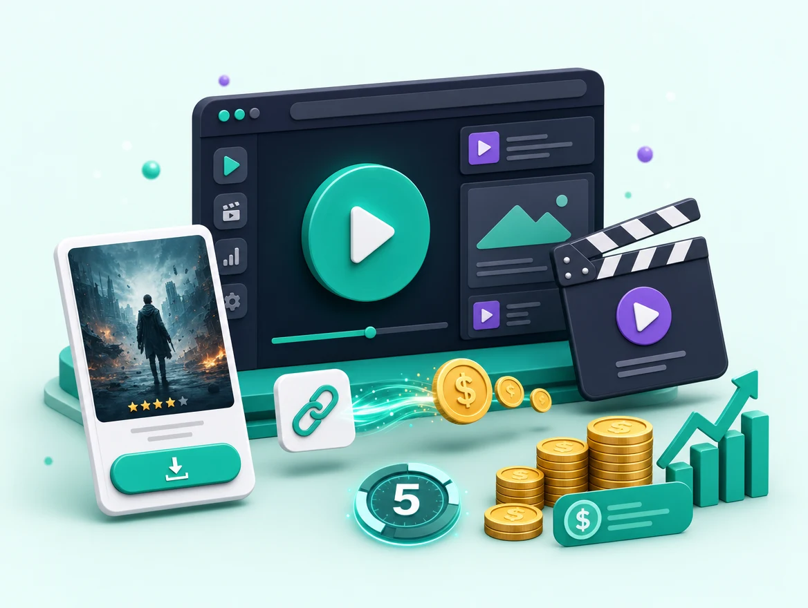 WP Safelink Auto Convert Link monetizing every download link on a movie blog automatically