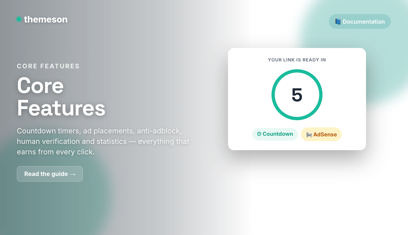 Core Features documentation